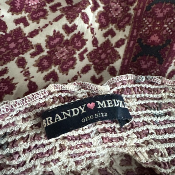 Brandy Melville Boho High Waisted Lightweight Wide Leg Pants - One Size - Picture 5 of 6